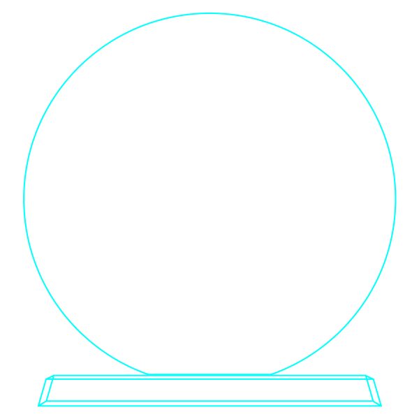 Galvano Cristal Circular CTA 00