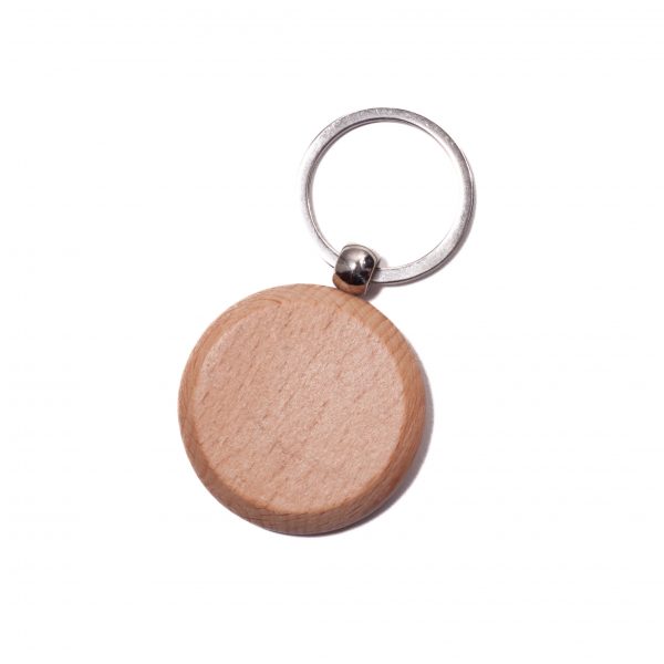 LLAVERO REDONDO DE MADERA