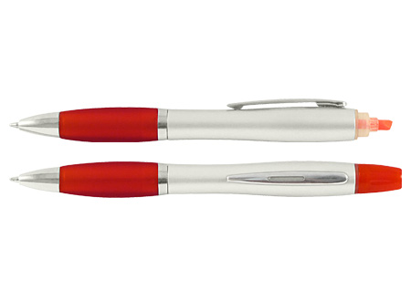 Bolígrafo con Destacador Wind Satin