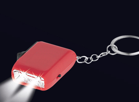 Llavero-Linterna LED Dínamo