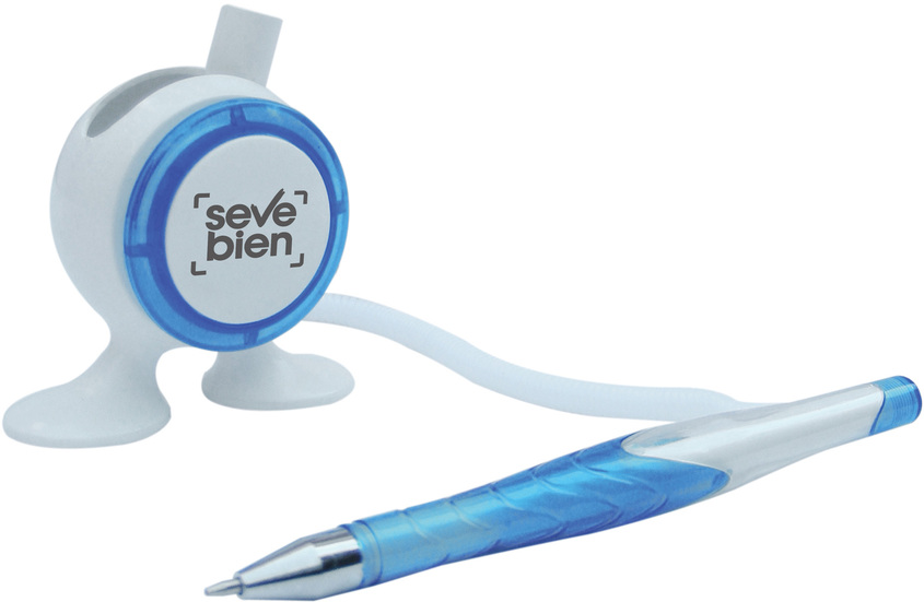 BOLÍGRAFO CON BASE ADHESIVA