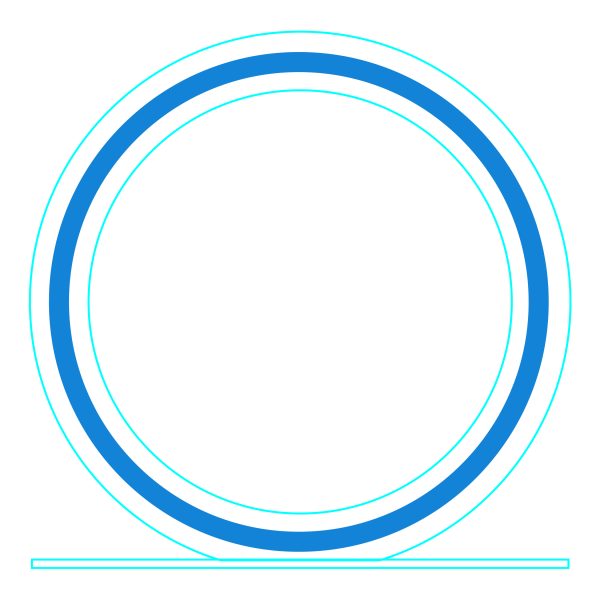 Galvano Cristal Circular 2366