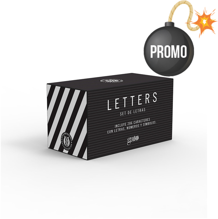 Set de letras para cartelera LETTERS 1