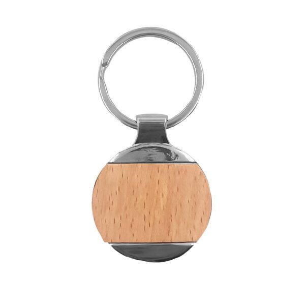 LLAVERO MADERA REDONDO