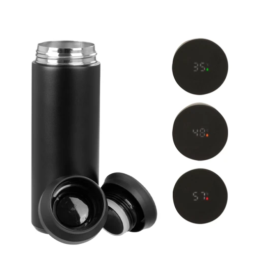 Termo doble pared de acero, con termómetro digital "SMART LID", 480cc
