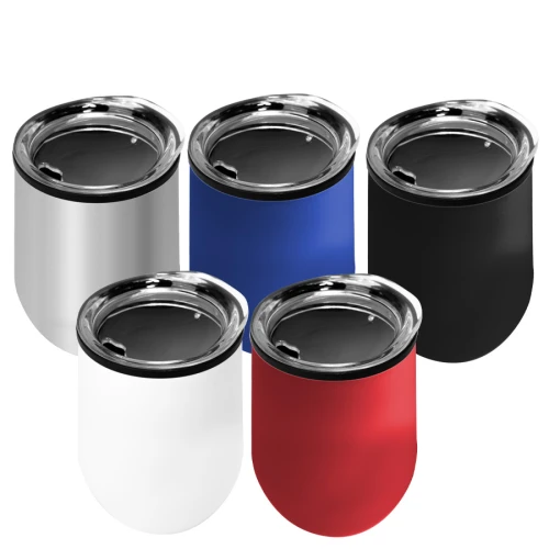 Mug metálico/plástico "SYNNA" 350cc