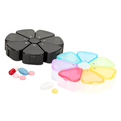 Pastillero Plástico 7 días "FLOWER"