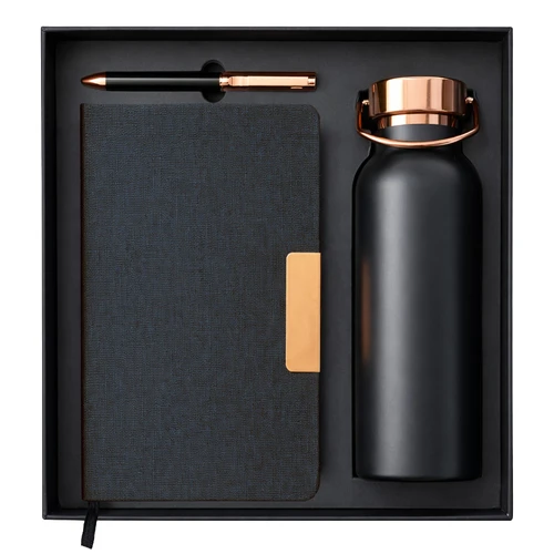 Set Botella Acero Inoxidable Térmica + Bolígrafo + Libreta M94