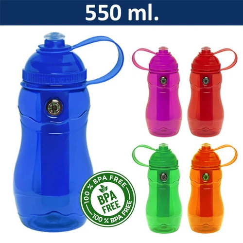 Botella Plástica Caramayola Brújula con Enfriador M31