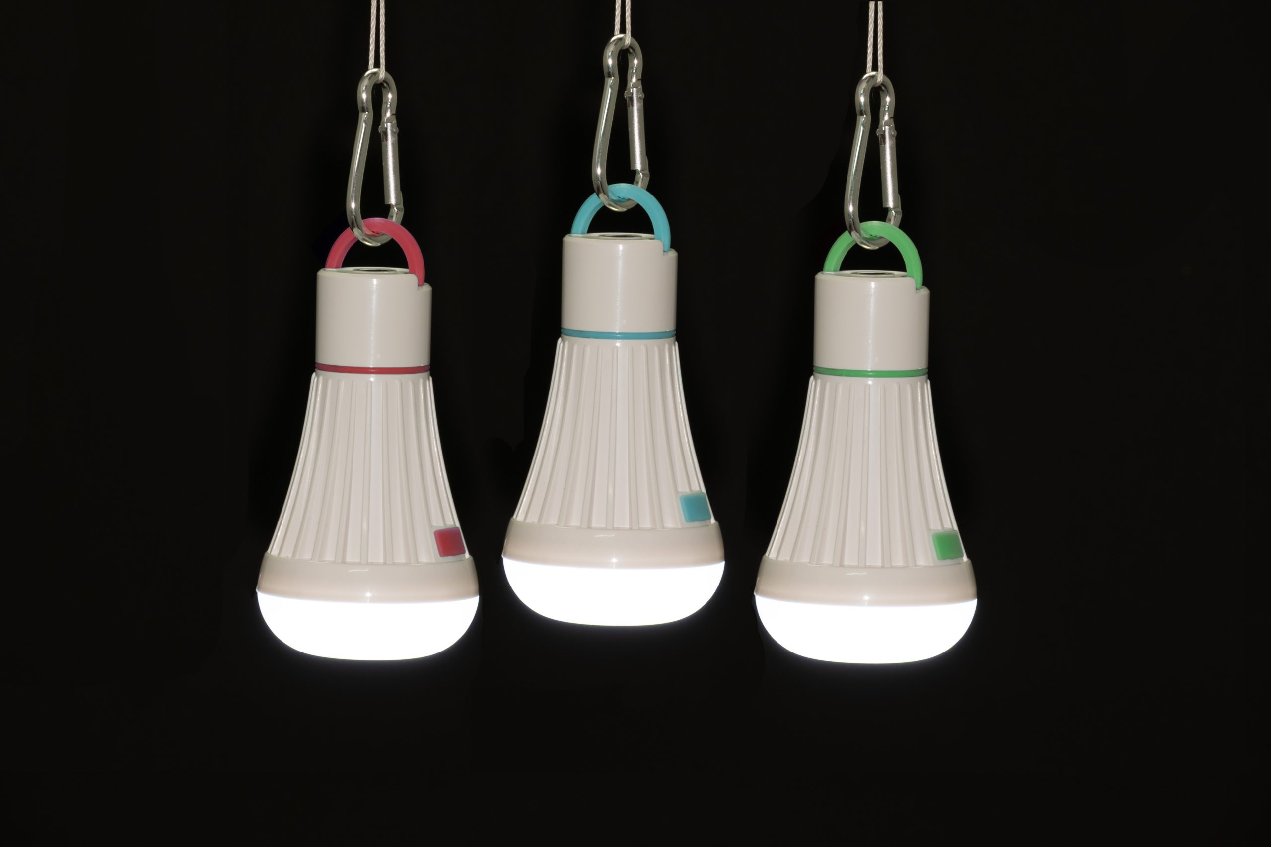 Lámpara colgante tipo Ampolleta de 1W con 6 LED