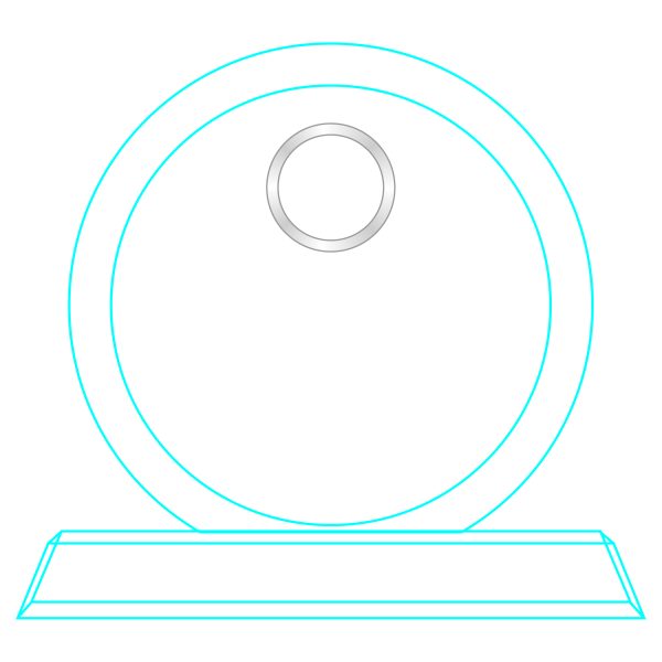 Galvano Cristal Reloj CC 01